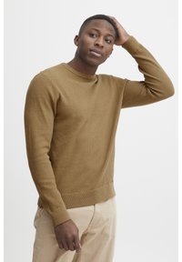 Casual Friday - CFKARLO STRUCTURED CREW NECK - Stickad tröja - ermine Miniatyrbild 1