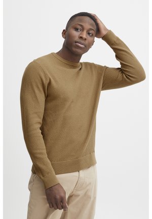 CFKARLO STRUCTURED CREW NECK - Jumper - ermine