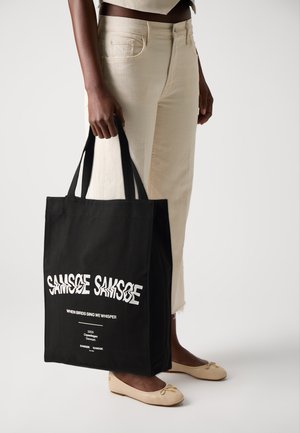 PRINT TOTE BAG UNISEX - Bolso shopping - black