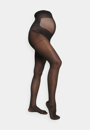 Lindex MOM SUPPORT - Strømpebukser - black