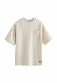 Next - REGULAR FIT - T-shirt med print - natural texture Miniatyrbild 1