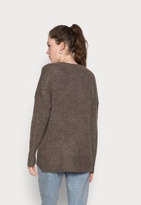ONLY ONLNANJING LS - Pullover - major brown
