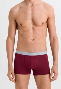 Hanro ESSENTIALS 2 PACK - Boxerkalsong - ruby/coal melange