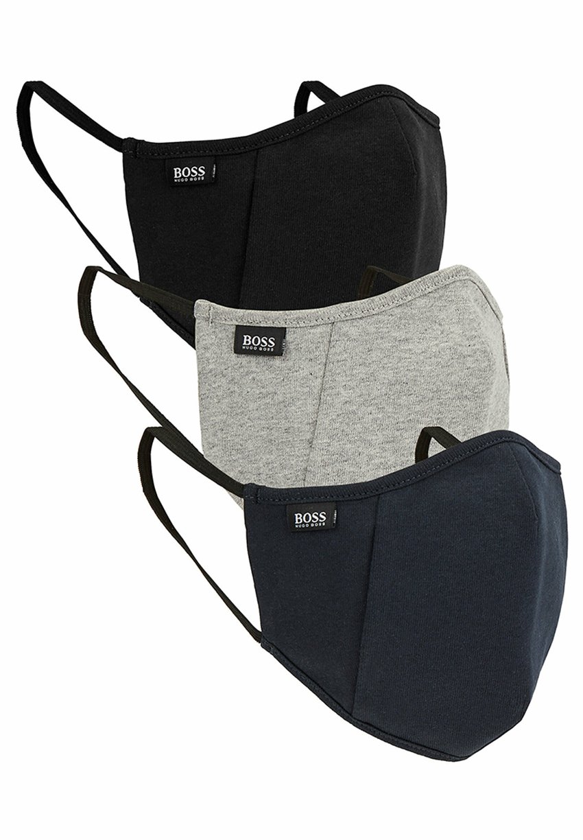 BOSS 3 PACK - Stoffen mondkapje - patterned/Zwart - Zalando.nl