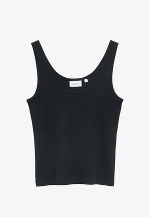comma, T-SHIRT - Top - schwarz