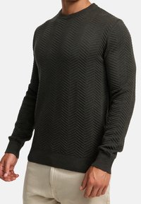 Kronstadt Stickad tröja - dark green