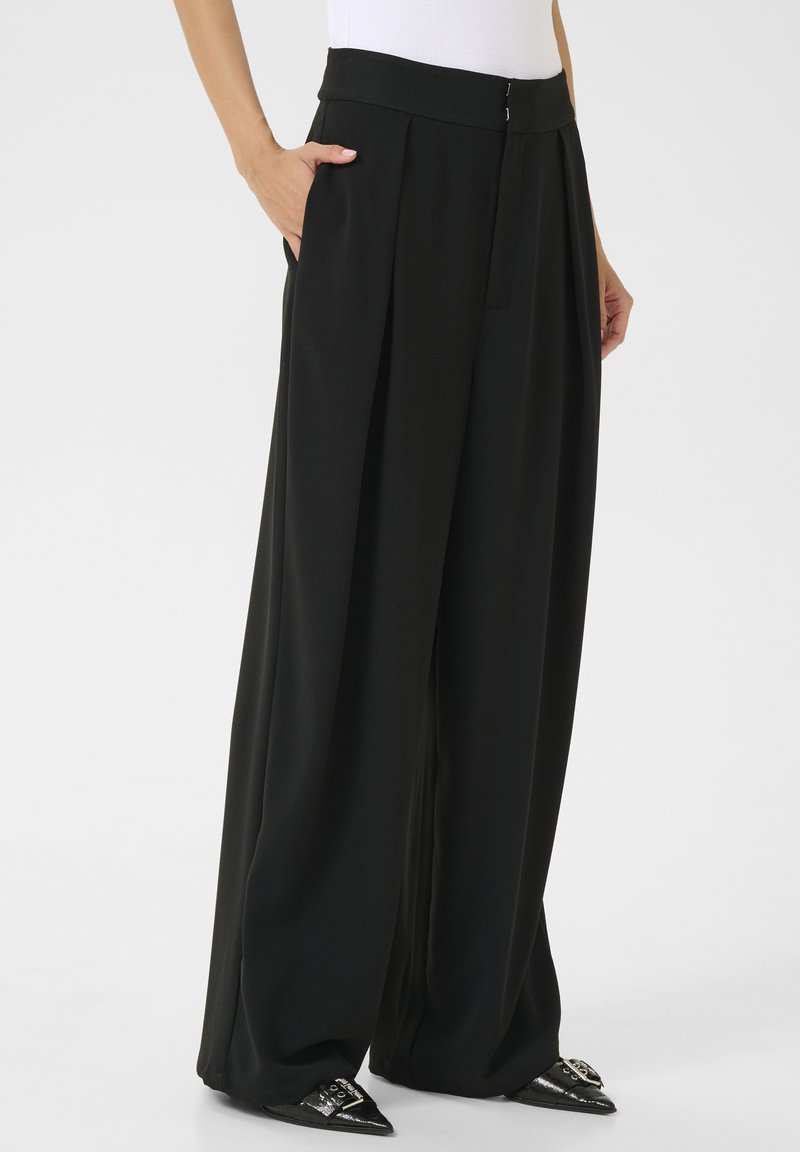 Kaffe - KAROXY - Stoffhose - black deep, Vergrößern