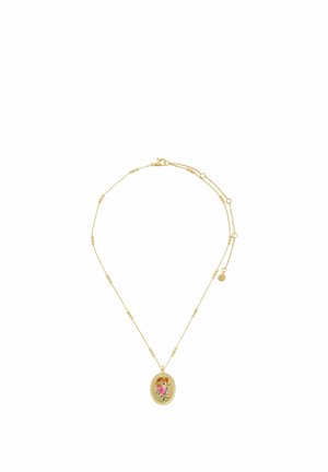 ARIES ZODIAC - Necklace - gold coloured pink green