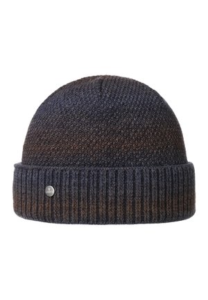 Lierys CARNELL UMSCHLAG - Beanie - braun blau