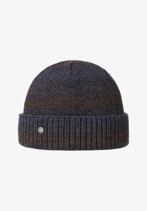 Lierys CARNELL UMSCHLAG - Beanie - braun blau