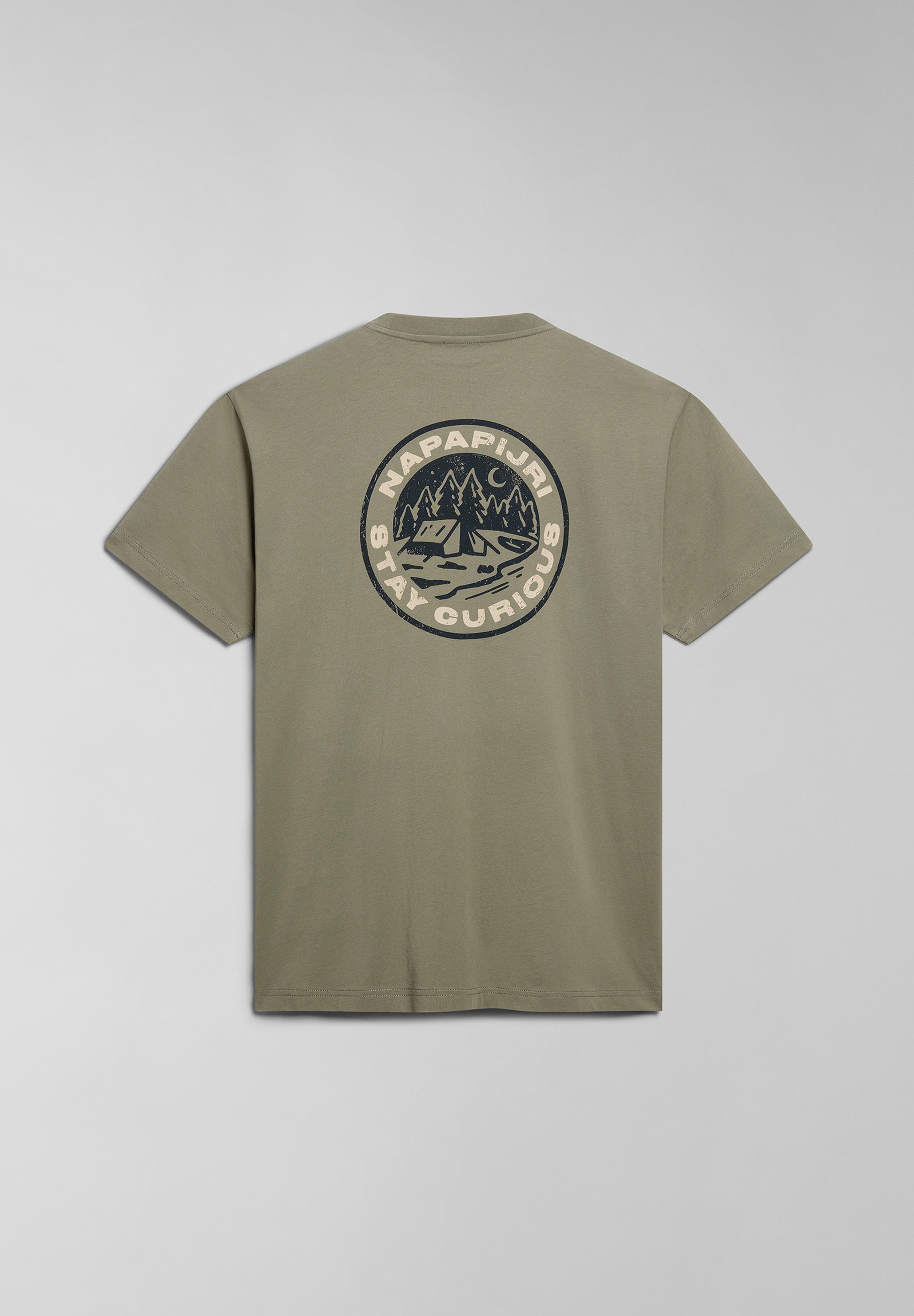 Napapijri Camiseta Para Hombre Kasba Verde, Liquen Verde, XXL