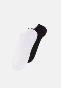 DIM LOW CUT SHORT BASIC 2 PACK - Sokker - white/black