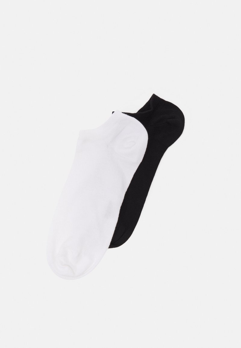 DIM LOW CUT SHORT BASIC 2 PACK - Sokker - white/black