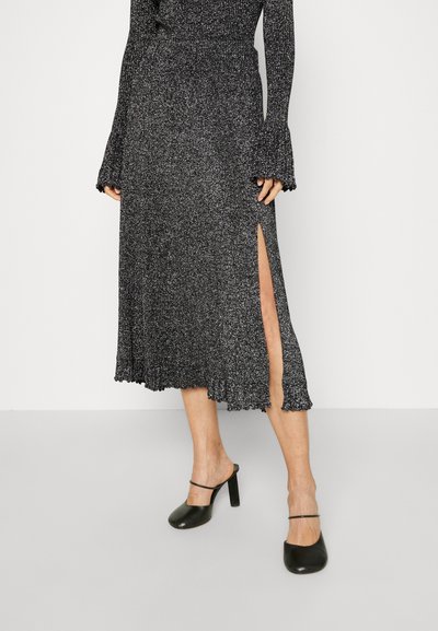 Proenza Schouler White Label LIDIA SKIRT - A-silueta svārki - black/silver