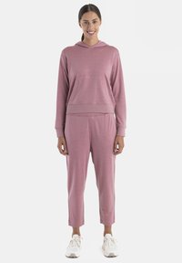 icebreaker MERINO CRUSH II HOODIE - Jersey con capucha - MEDIUM PINK