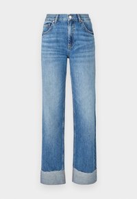 VMALLISON FOLDUP - Traperice ravnih nogavica - medium blue denim