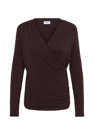 Saint Tropez, T-shirt à manches longues - chocolate plum