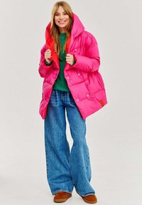 NAOKO DWUSTRONNA ALASKA BLISS - Zimní kabát - orange