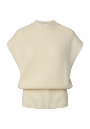 YAS, KNITTED VEST YASESLI WOOL BLEND - T-shirts basic - pristine