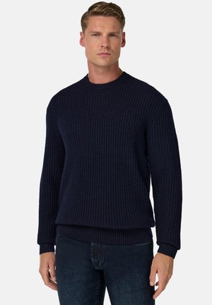 CREW NECK - Stickad tröja - navy blue