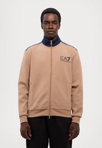 EA7 Emporio Armani Felpa con zip - portabella