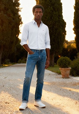 Tommy Hilfiger CORE DENTON  - Jean droit - light blue