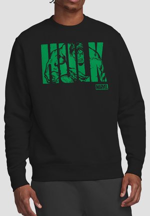Marvel, MARVEL HULK TEXT - Sweatshirt - black