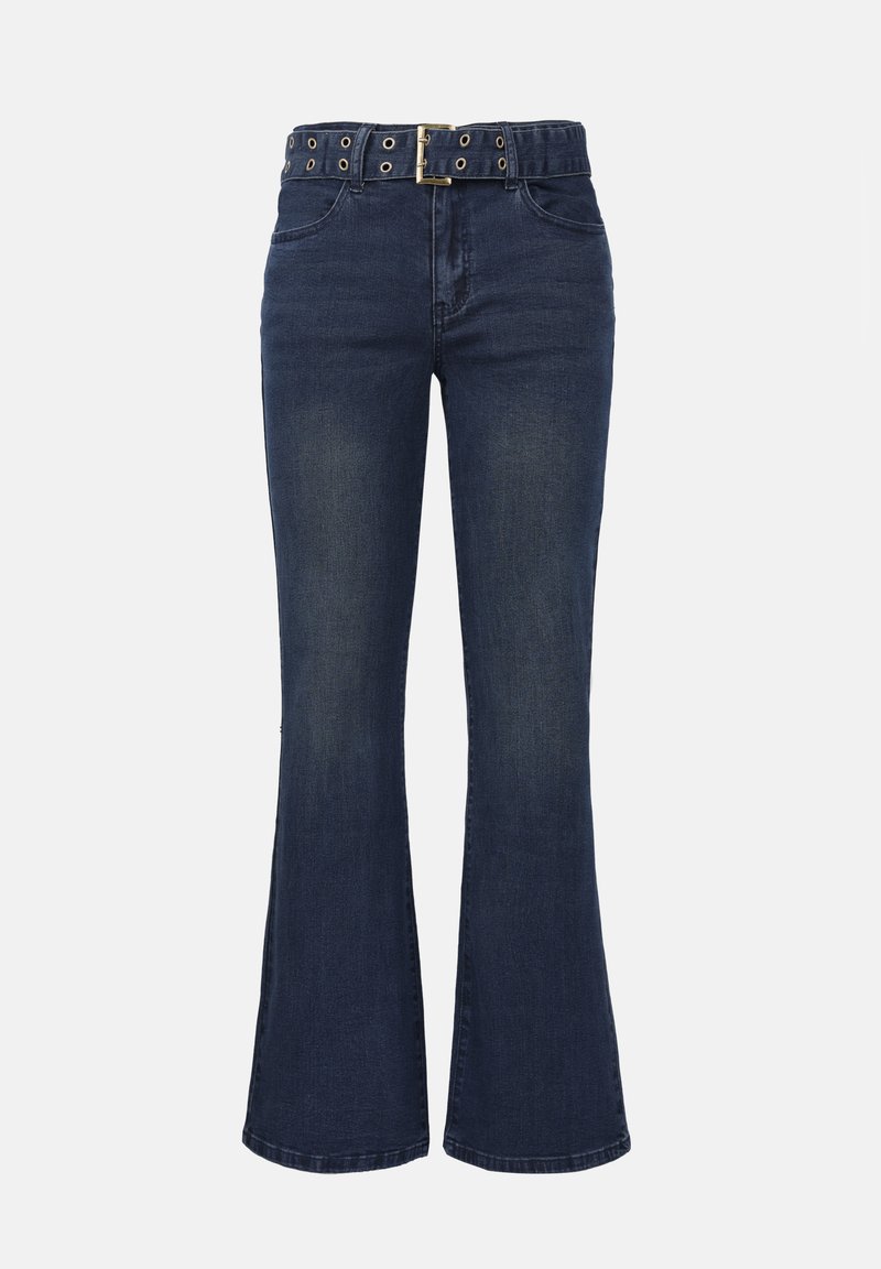 Even&Odd Flared Jeans donkerblauw