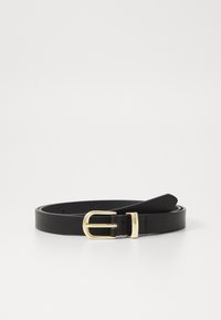 Pieces - PCMYRA SLIM BELT - Belt - black/gold-coloured Thumbnail Image 1