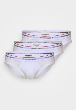 Dsquared2 NEW BASIC BRIEF 3 PACK - Slip - white