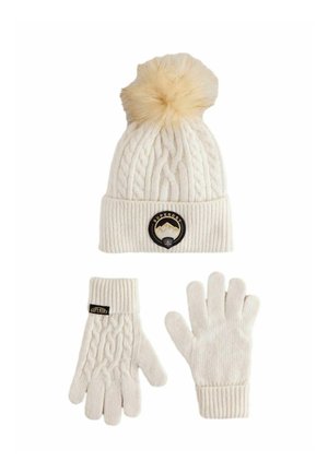 SET - Gloves - cream