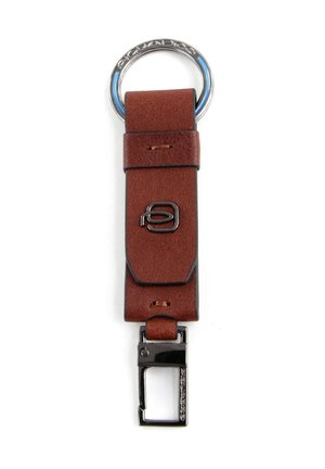 WITH CARABINER - Sleutelhanger - cuoio tabacco