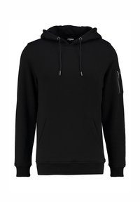 SWEAT BOMBER HOODY - Džemperis ar kapuci - black