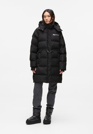 LONG PUFFER - Winter coat - black