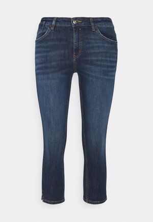 Shorts vaqueros - dark-blue denim