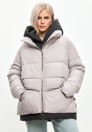 WITH HOOD - Abrigo de invierno - beige