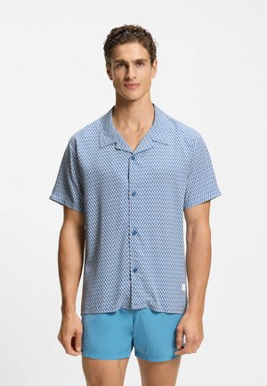 Bade-T-shirt - open blue two