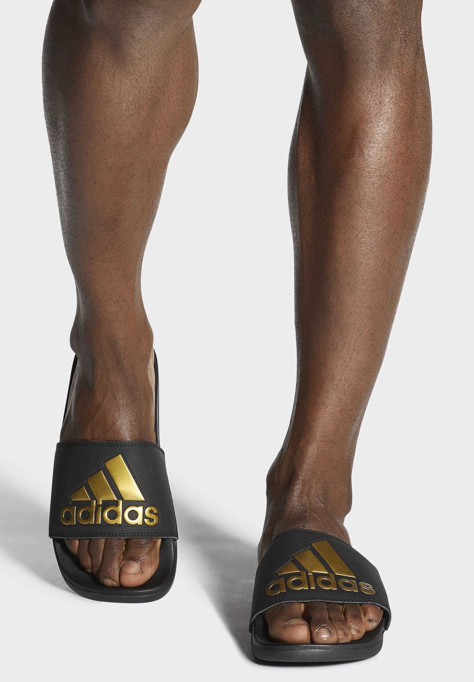 adidas Performance ADILETTE COMFORT SWIM - Badslippers - black/Zwart -  Zalando.nl