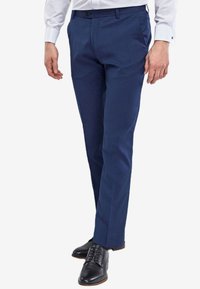 Next - SUIT TROUSERS SLIM FIT - Pantalon classique - blue Image miniature 1