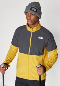 The North Face GLACIER HEAVYWEIGHT FULL ZIP - Fleece jacket - turmeric/asphalt grey/black
