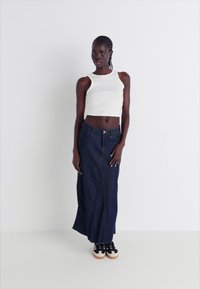 Lee CARPENTER MAXI SKIRT - Jeanskjol - dark beat