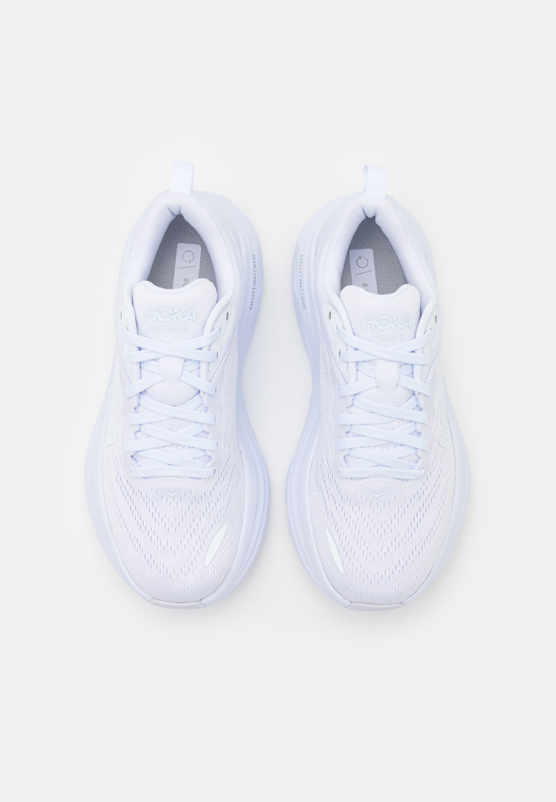HOKA BONDI 8 - Road running shoes - white - Zalando.co.uk