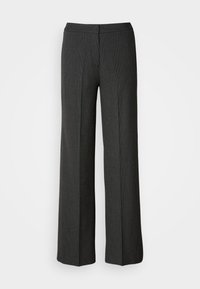 PANTS LONG LEG CULOTTE FITTED AT WAIST WAISTBAND ZIP FLY - Püksid - multi/night grey melange