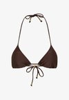 LSCN BY LASCANA TRIANGLE - Bikini pezzo sopra - dark brown