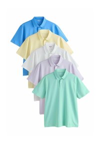 Niewybrane, white yellow pink green lilac