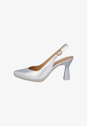 Desireé Shoes, ZAPATOS DESTALONADOS DE TACÓN - Zapatos altos - silver-coloured