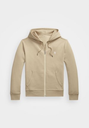 Polo Ralph Lauren FULL ZIP HOODIE - Cipzáras pulóver - classic khaki