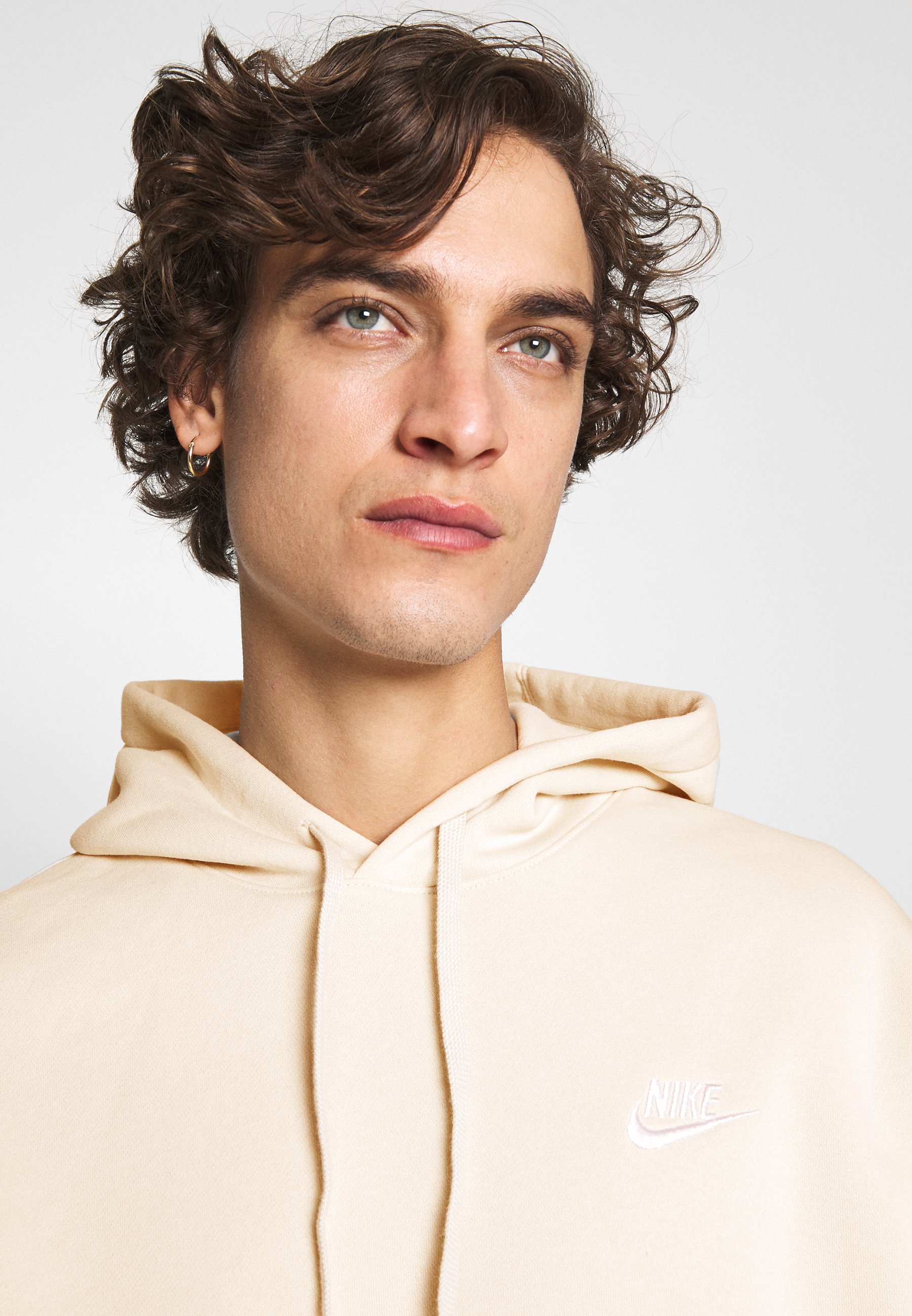 nike hoodie light bone