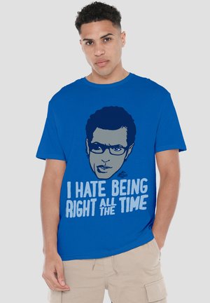 Universal Studios, JURASSIC PARK THE DR. IAN MALCOLM - Print T-shirt - royal blue