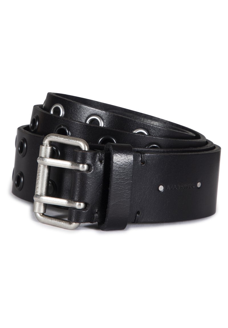 AllSaints 38MM STRAP W EYELETS - Belt - charcoal/dark grey - Zalando.ie
